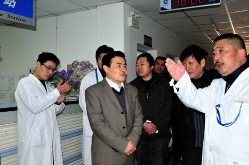 副市长刘绍太要求市二院全力做好春季传染病防治工作